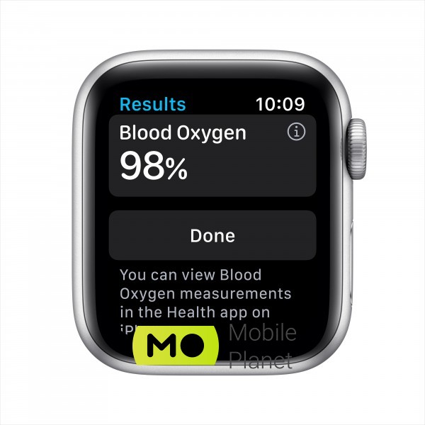 Apple Watch Series 6 44mm Silver Aluminium Case with White Sport Band (M00D3) Додаток для смартфона Apple Watch