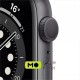 Apple Watch Series 6 44mm Space Gray Aluminium Case with Black Sport Band (M00H3)
