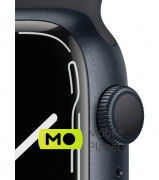 Apple Watch Series 7 41mm GPS Midnight Aluminum Case With Midnight Sport Band (MKMX3)