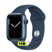 Apple Watch Series 7 45mm GPS Blue Aluminum Case With Abyss Blue Sport Band (MKN83)