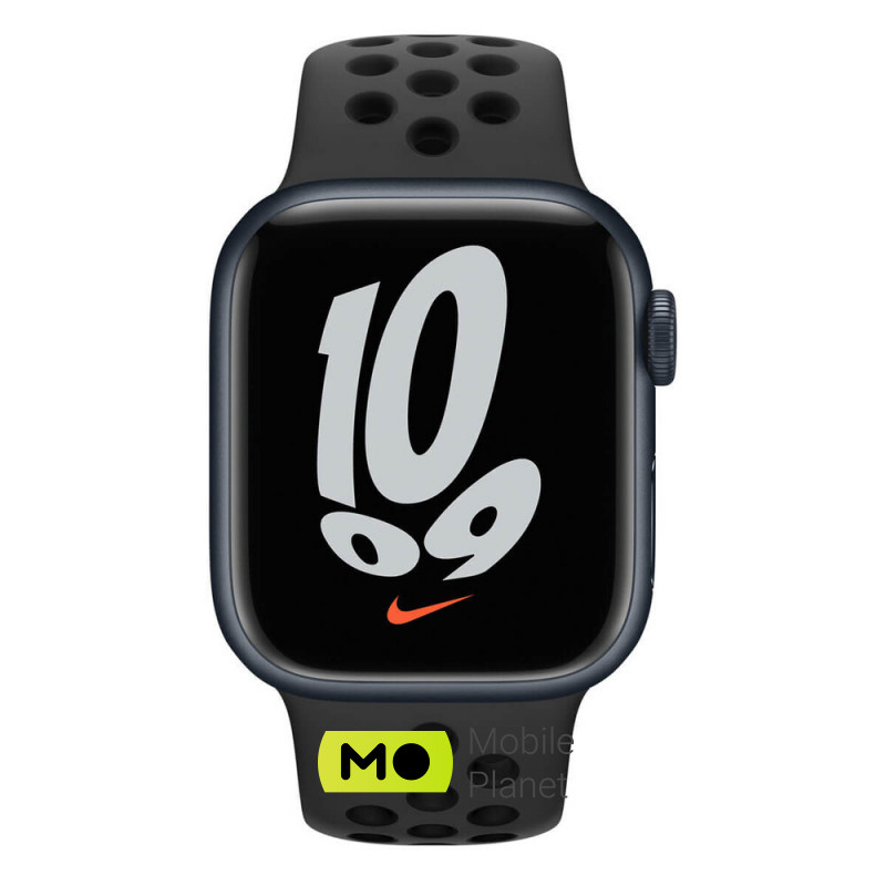 Apple Watch Series 7 Nike 45mm GPS Midnight Aluminum Case with Anthracite/Black Nike Sport Band (MKNC3) Покоління Apple Watch Series 7