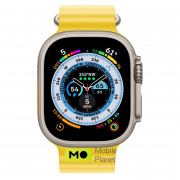 Apple Watch Ultra GPS + Cellular 49mm Titanium Case with Yellow Ocean Band (MNH93/MNHG3)