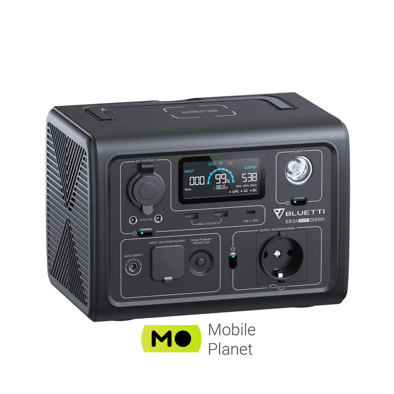 BLUETTI EB3A Portable Power Station (EU) Тип Зарядная станция
