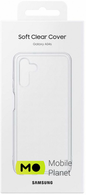 Чохол Samsung Soft Clear Cover для Samsung Galaxy A04s прозорий (EF-QA047TTEGRU) (UA) Особливості чохла Доступ до всіх портів, камери та елементів управління