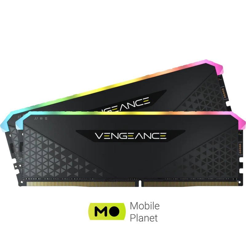 Corsair 16GB (2x8GB) 3200MHz CL16 Vengeance RGB RS (CMG16GX4M2E3200C16) EU Серія: Vengeance RGB; Тип пам'яті: DDR4;