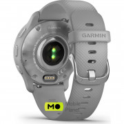 Garmin Venu 2 Plus Silver S. Steel Bezel w. Powder G. Case and S. Band (010-02496-00/10)