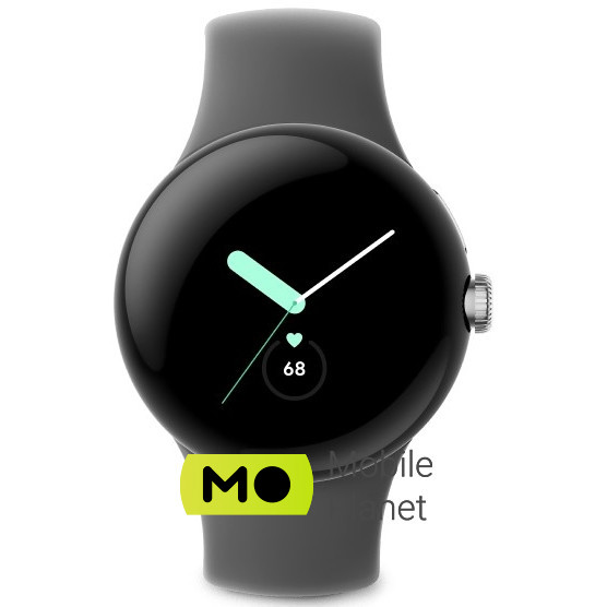 Google Pixel Watch Polished Silver Case/Charcoal Active Band Бренд: Google; Лінійка: Pixel Watch; Android: