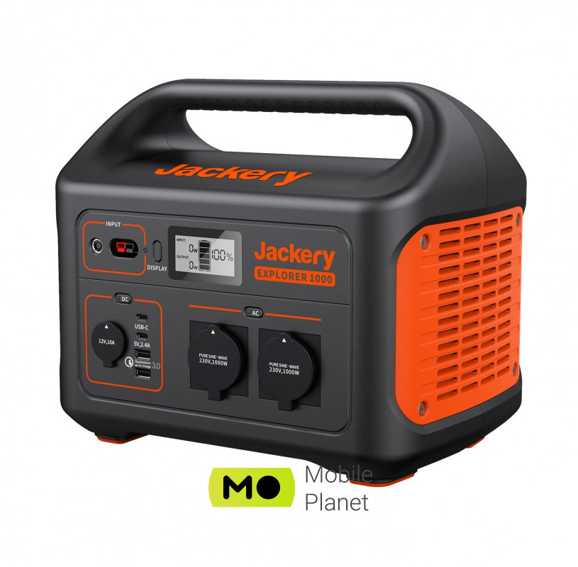 Jackery Explorer 1000EU (EU) Тип: портативна зарядна станція