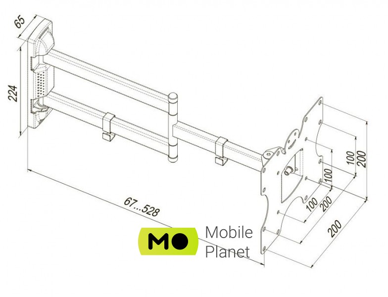 KSL WMO-4025T Тип аксесуара: Кронштейн / Тип