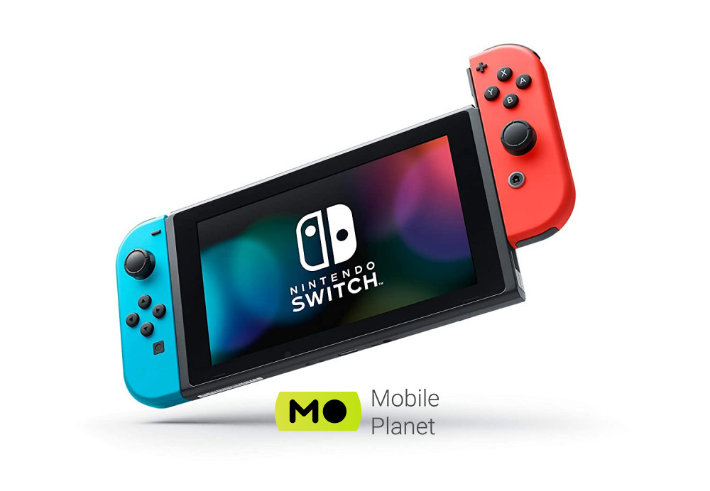 Nintendo Switch V2 With Neon Blue And Neon Red Joy-cons (NintendoSwitch) Память 32 ГБ; Поддержка карт памяти MicroSD