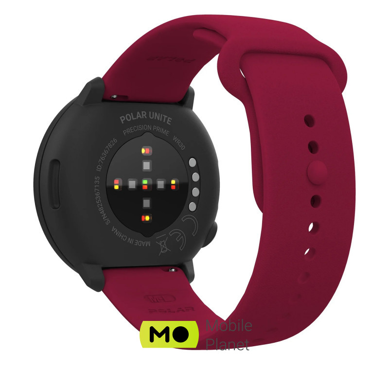 Polar Unite Red S-L (900100641) Пульсометр: + (оптический);