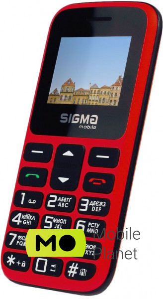 Sigma mobile Comfort 50 HIT2020 Red (UA) Форм-фактор телефону: