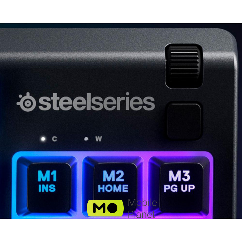 SteelSeries Apex 3 TKL UA USB Black (SS64831) (UA) Тип: ігрова; Призначення: для ПК;