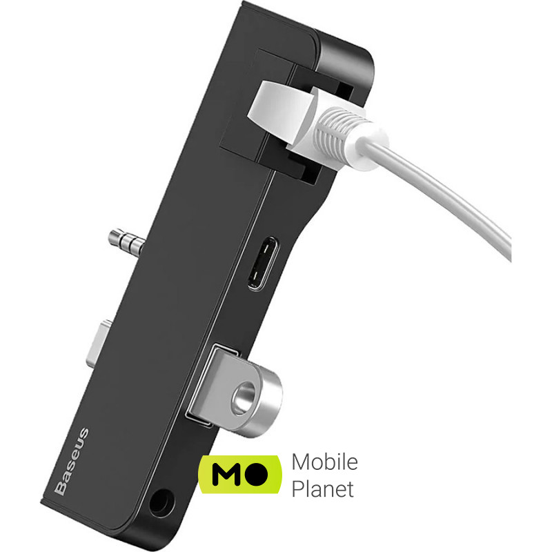 USB-Hub Baseus for Surface Go USB3.0/Type-C/RJ45/AUX Black (CAHUB-FG01) Сумісність: Microsoft Surface Go
