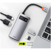USB-Hub Baseus Metal Gleam Series 4-in-1 Multifunctional Docking Station |2USB, HDMI, Type-C, 100W PD| (CAHUB-CY0G)