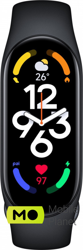 Xiaomi Mi Smart Band 7 Black (BHR6006EU) Дисплей 1.62 (490x192) кольоровий AMOLED