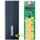 Maiwo M.2 SSD NVMe (PCIe) - USB 3.1 Type-C (K1686P space grey) (UA)