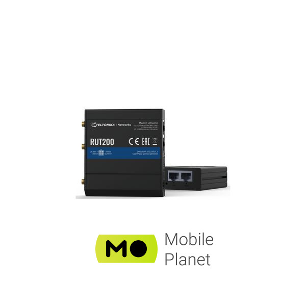 Маршрутизатор Teltonika RUT200 (UA) Режимы работы: Wi-Fi