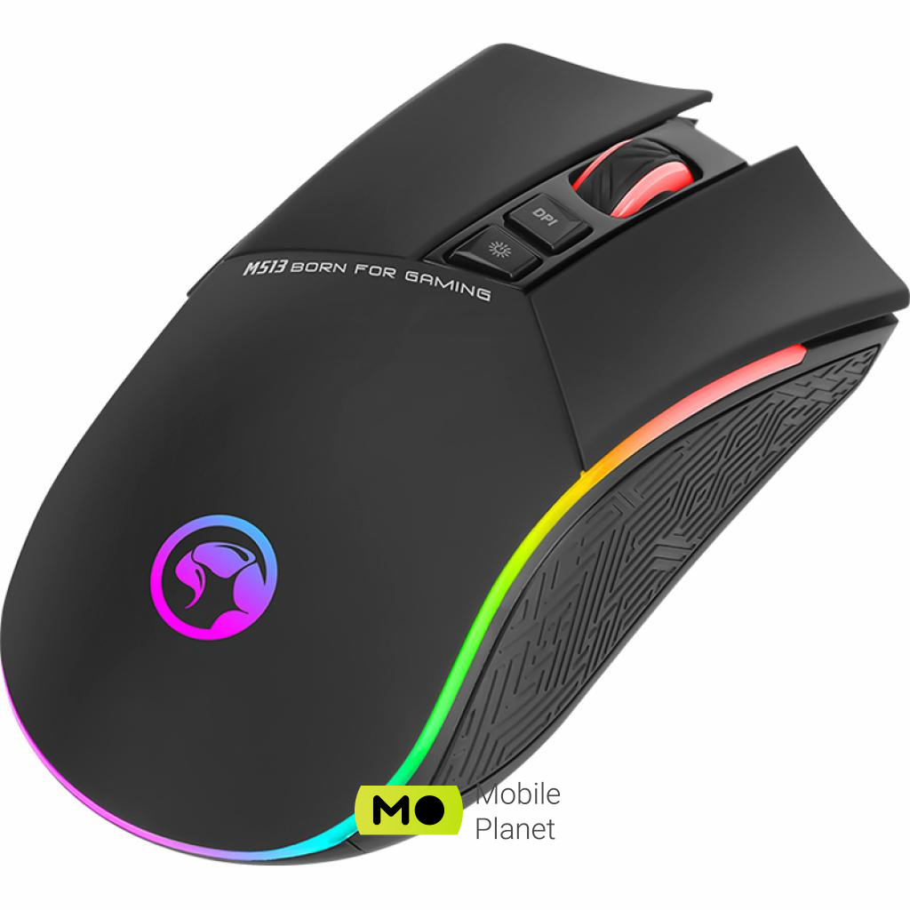 Marvo M513 RGB USB Black (M513) (UA) Тип: Геймерские; Подключение: