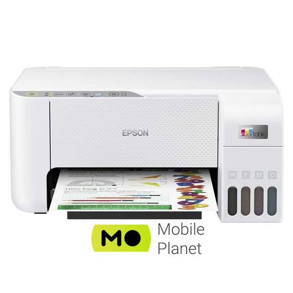 БФП Epson L3266 c WiFi (C11CJ66411) (UA) Тип БФП: струминний; Технологія