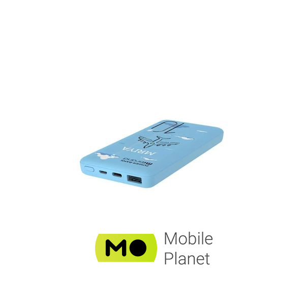 Mibrand 10000 mAh Mriya Blue (MI10K/Mriya) (UA) Джерело заряду батареї USB