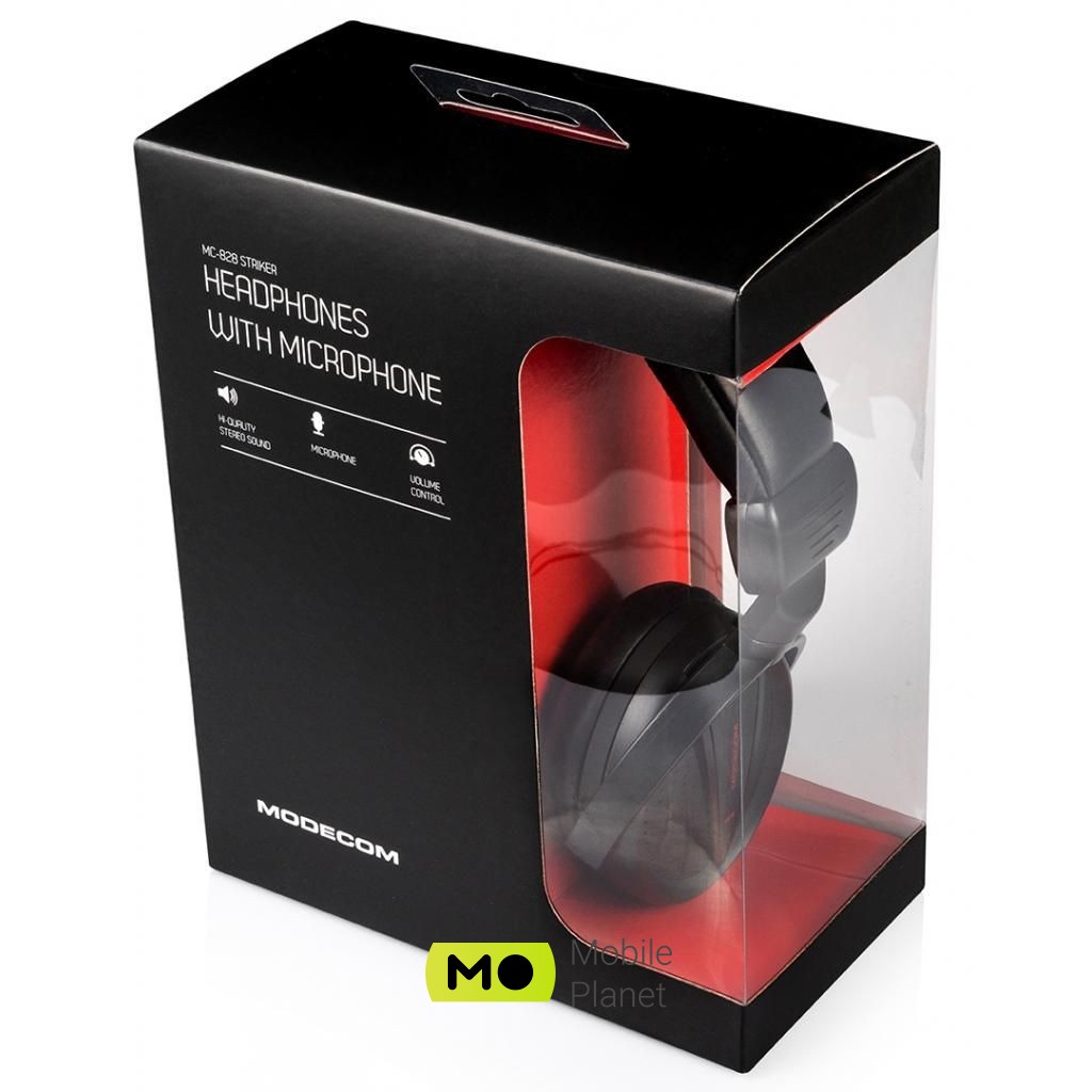 Modecom MC-828 Striker (S-MC-828-STRIKER) (UA) Підключення: провідне;