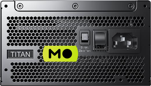 Montech TITAN 1200W 80 Plus Gold (TIS0126) EU Эффективность  90% при нагрузке 230 В и 20-100%.
