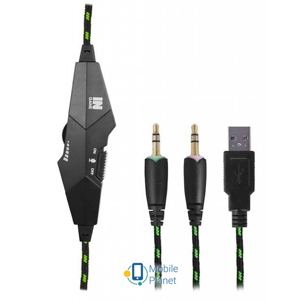Навушники GEMIX N2 LED Black-Green Gaming (UA) Тип: геймерські (ігрові); Тип