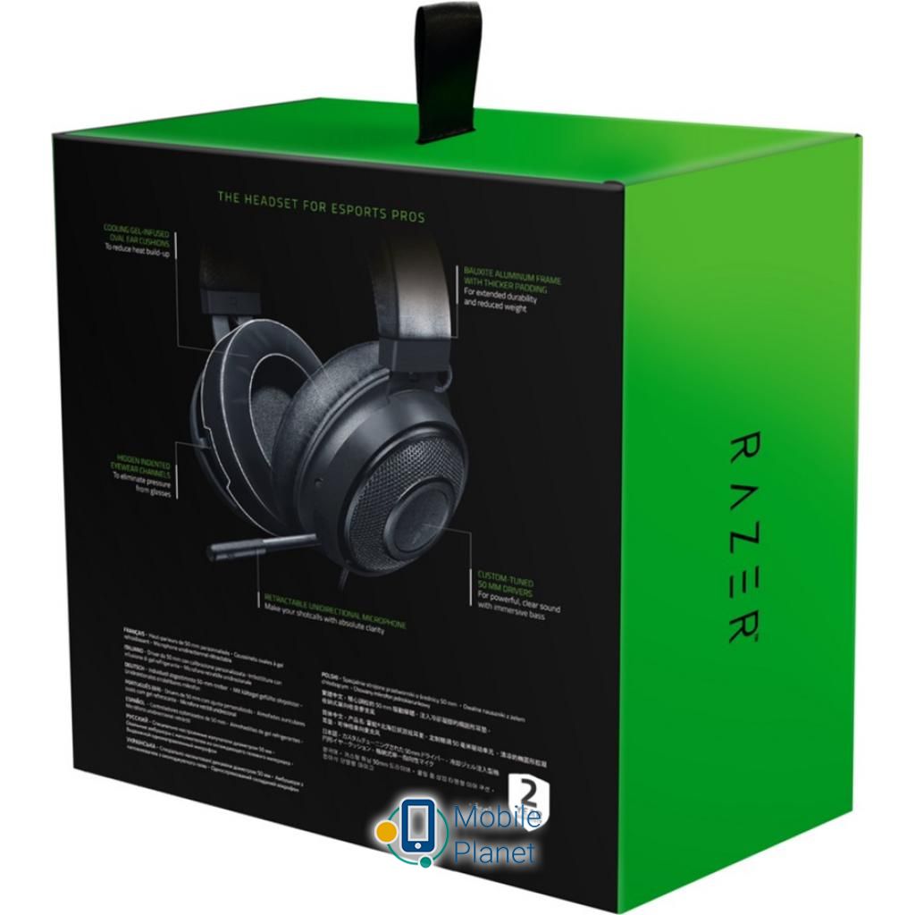 Навушники Razer Kraken Multi Platform Black (RZ04-02830100-R3M1) Тип пристрою: гарнітура; Тип: