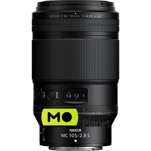 Nikon Z NIKKOR MC 105mm f2.8 VR S (JMA602DA) (UA) Тип об'єктива: телеоб'єктив;