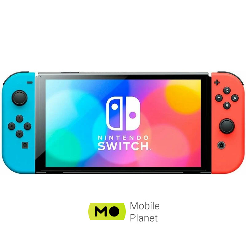 Nintendo Switch OLED with Neon Blue та Neon Red Joy-Con Контролер: Nintendo Joy-Con; Об'єм