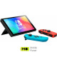 Nintendo Switch OLED with Neon Blue and Neon Red Joy-Con