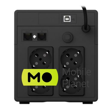 NJOY Cadu 1000 (UPCMTLS610HCAAZ01B), Lin.int., AVR, 4 x Schuko, USB, LCD, пластик (UA) Тип: лінійно-інтерактивний