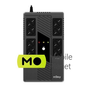 NJOY Token 600 (UPCSBLS660TTOAZ01B), Lin.int., 8 x Schuko, USB, пластик Тип: лінійно-інтерактивний