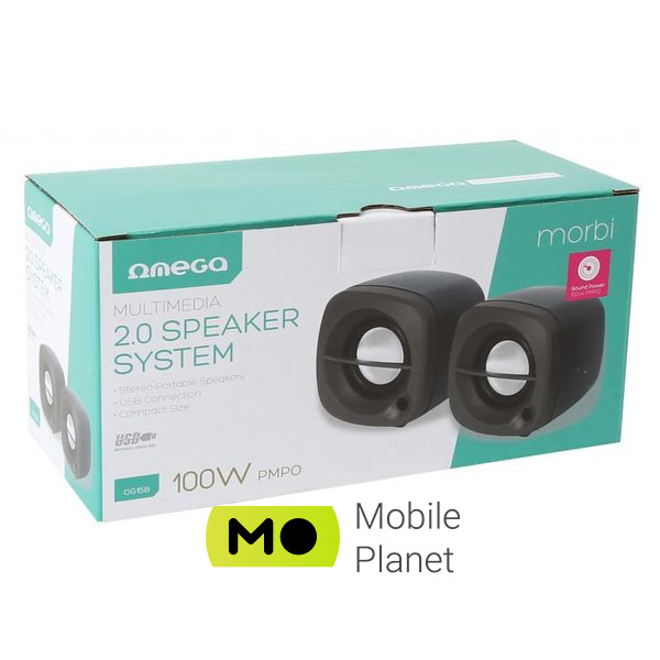 Omega OG-15 6W black USB (OG15B) (UA) Тип: стовпчики для комп'ютера;