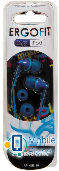 Panasonic RP-HJE125E-A Тип конструкції: вкладиші;