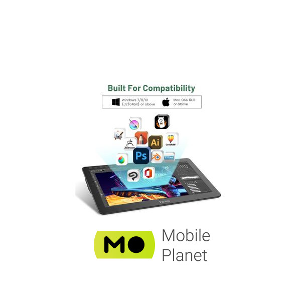 Parblo Coast 16 Pro (COAST16PRO) (UA) Активна область, мм 345 x 194
