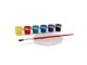 Планер метальний J-Color Hawk 600мм c комплектом фарб (JC-30316)