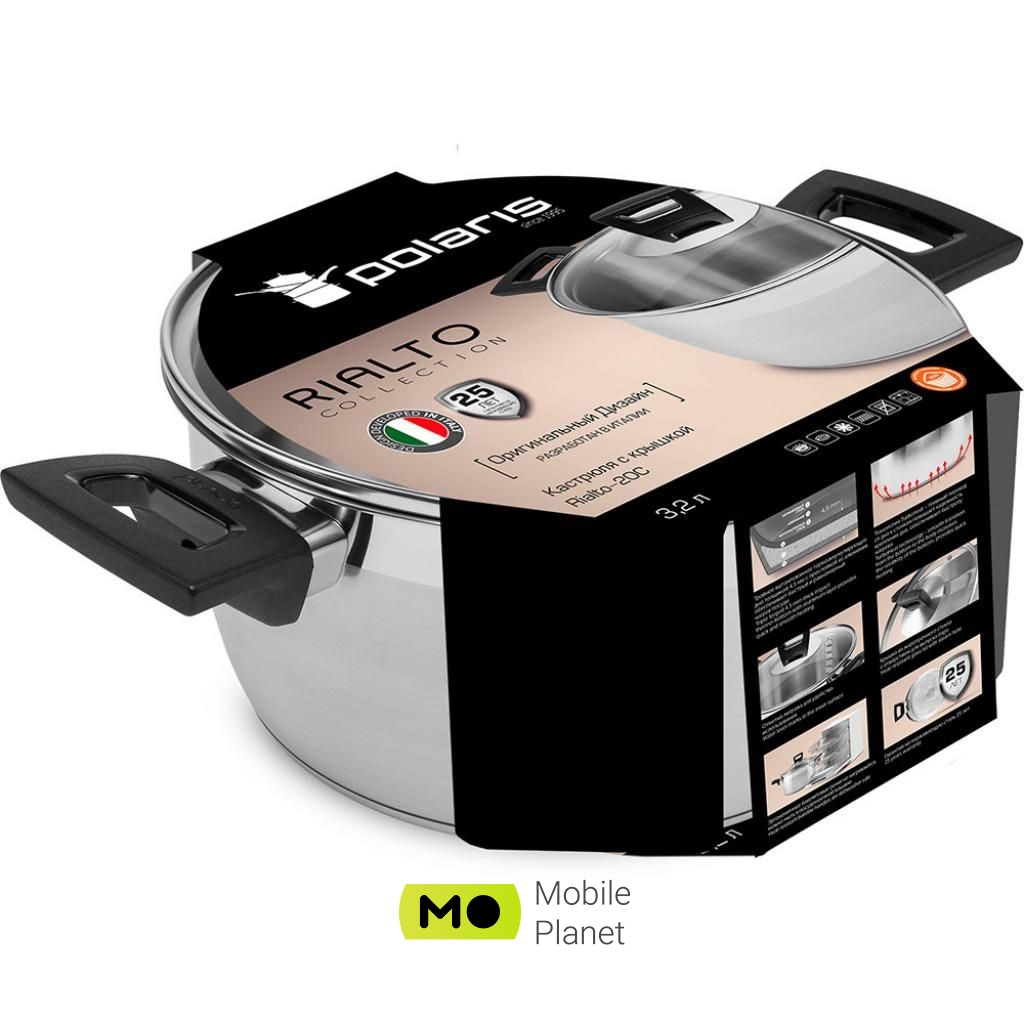 POLARIS Rialto 3,2 л (Rialto-20C) (UA) Комплектація: традиційна; Форма: