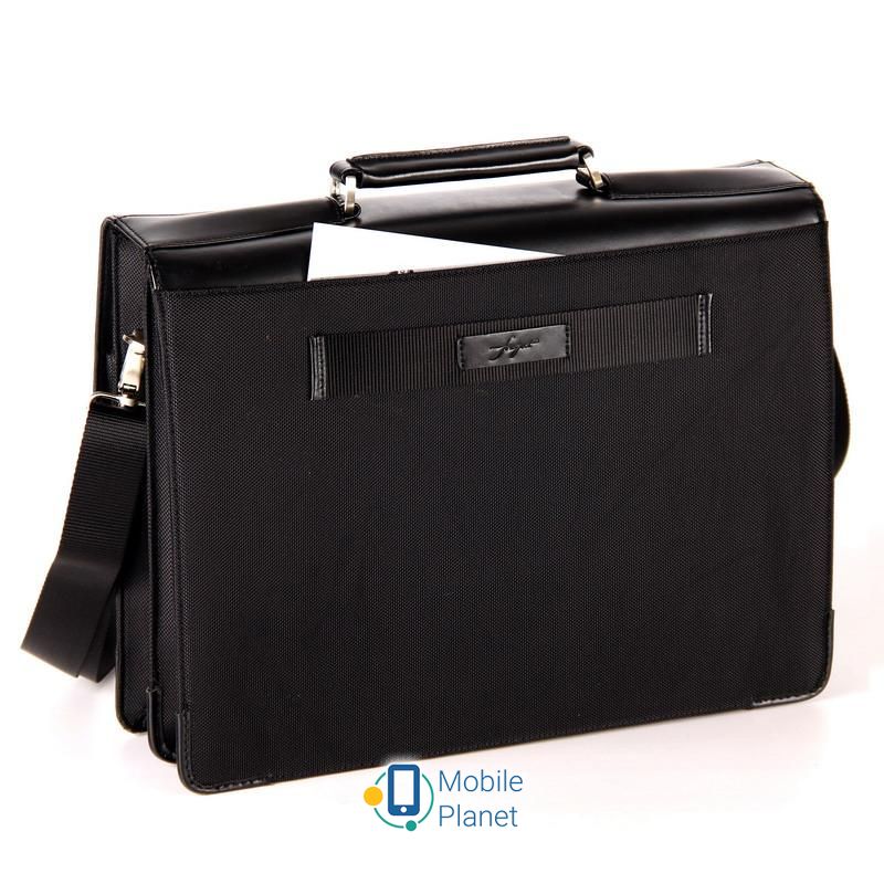 Портфель для ноутбука Fouquet NBC-1001B Black (UA) Материал: Кожа / Нейлон; Цвет: