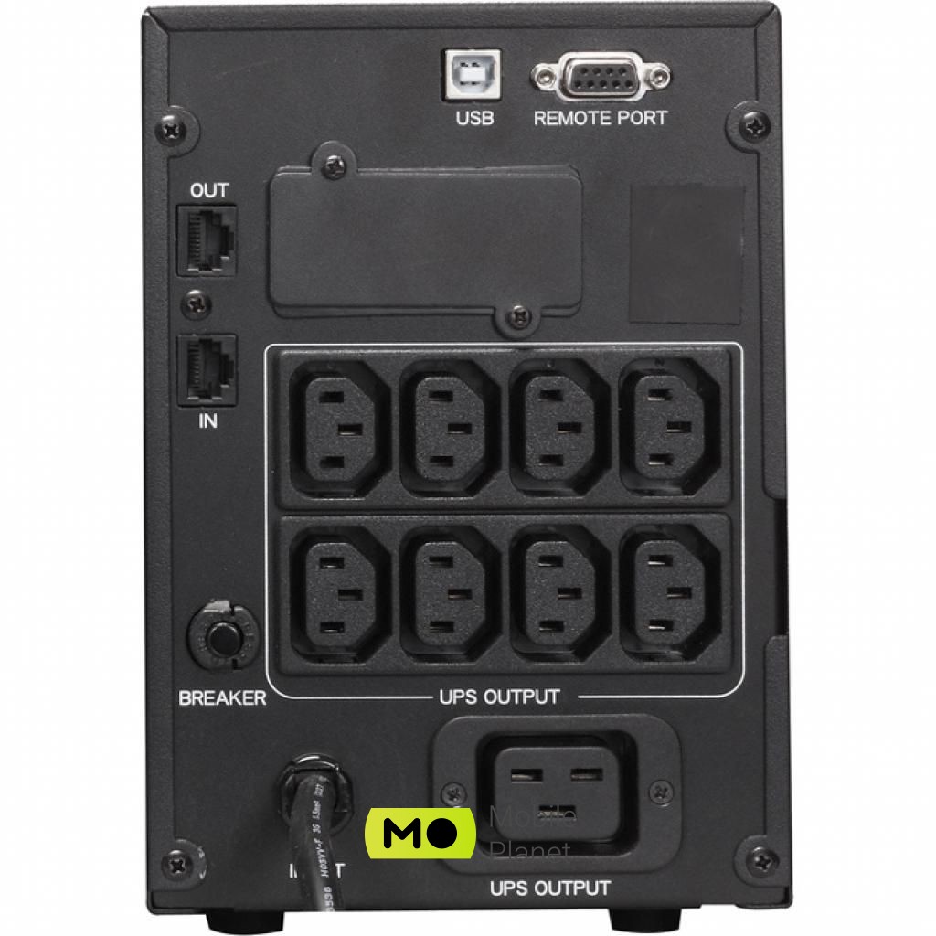 Powercom SPT-2000-II LCD (UA) Потужність, Вт 1400 Вт; Потужність,