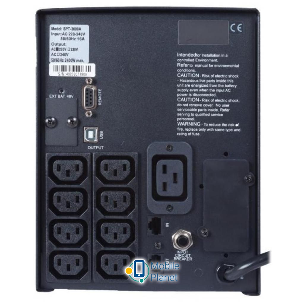 Powercom SPT-3000-II LCD Powercom (SPT.3000.II.LCD) (UA) Тип архитектуры линейно-интерактивный (line interactive)