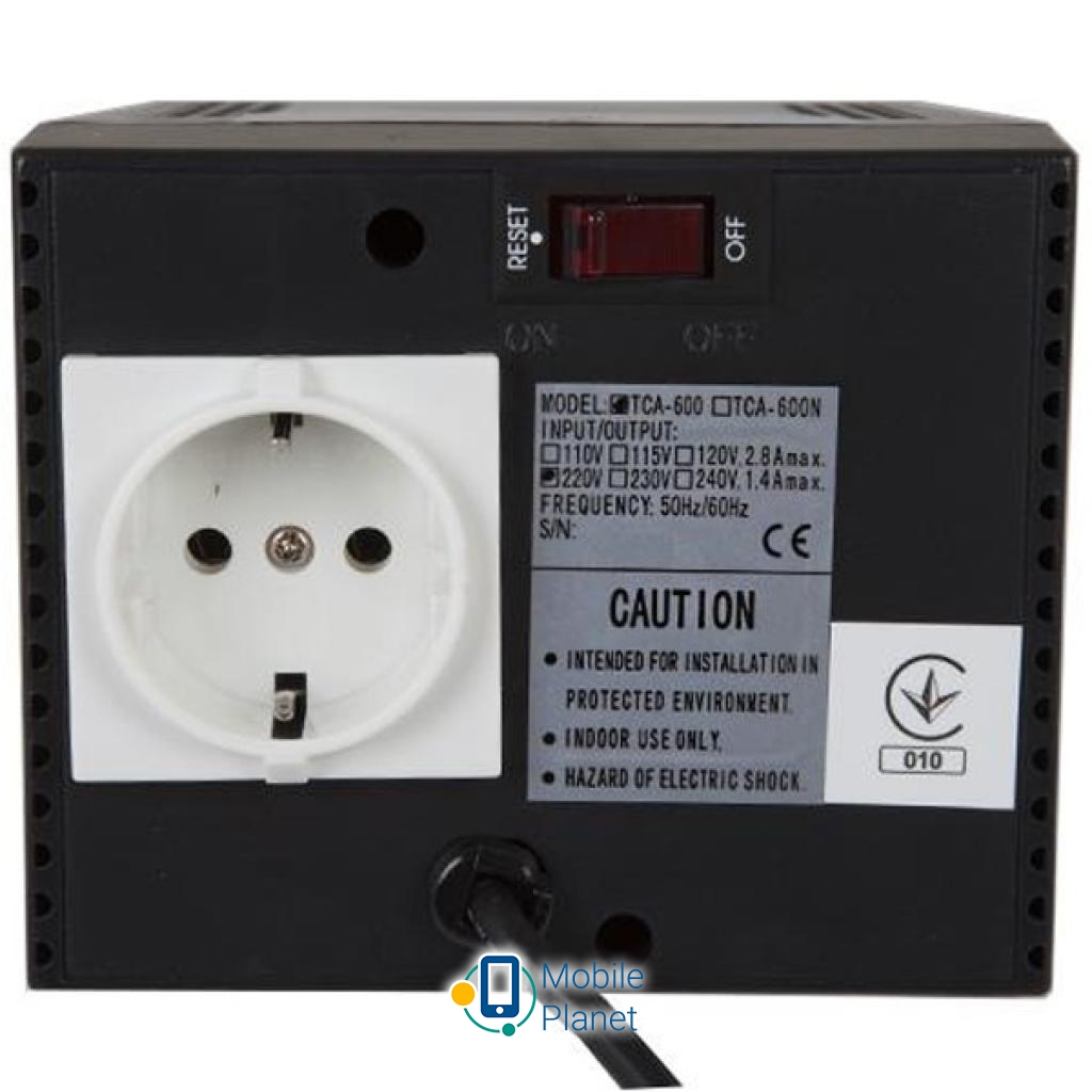 Powercom TCA-1200 (TCA-1200 black) Спосіб установки: настільний,