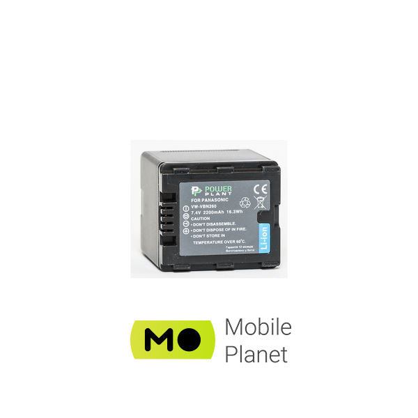 PowerPlant Panasonic VW-VBN260 (DV00DV1296) (UA) Производитель камеры: PANASONIC;