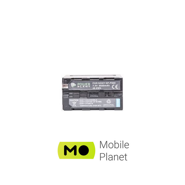 PowerPlant Sony LED NP-F960 6600mAh (DV00DV1367) (UA) Емкость 6600mAh