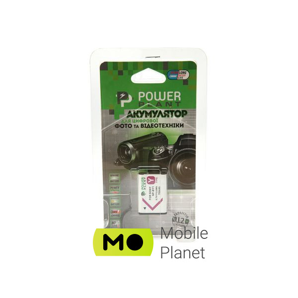 PowerPlant Sony NP-BY1 (DV00DV1409) (UA) Виробник камери: Sony; Місткість: