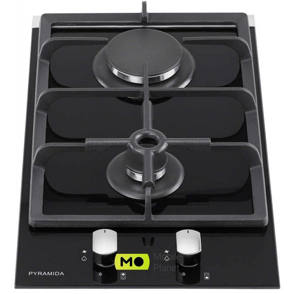 PYRAMIDA PFG 320 BLACK (UA) Тип поверхні: газова; Матеріал