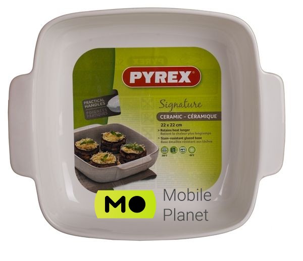 PYREX SIGNATURE, 22х22 см (SG22SR4) (UA) Серія: Signature; Тип: Форма; Матеріал