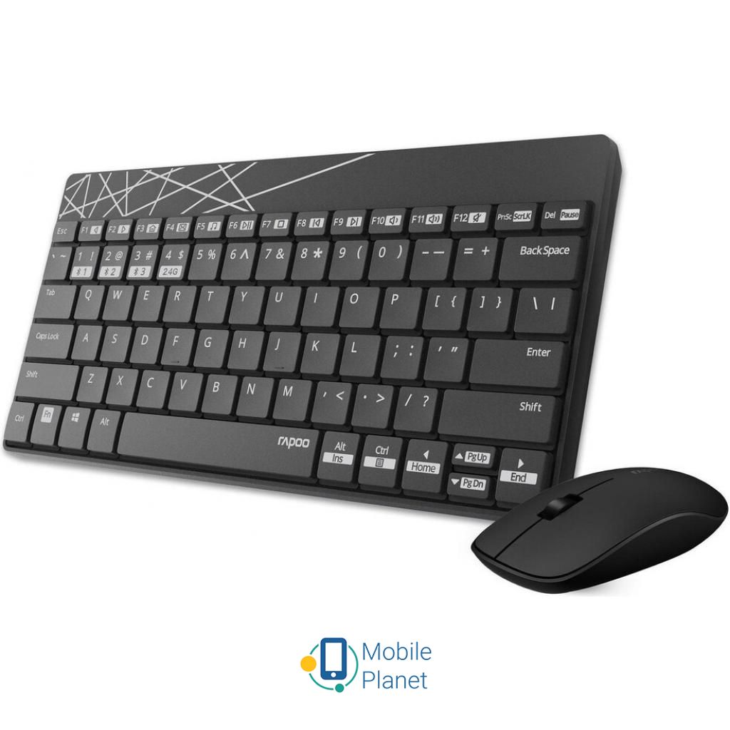 Rapoo 8000M Black Тип: бездротовий,