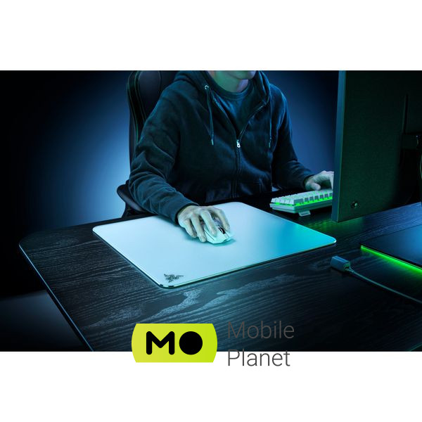 Razer Atlas White (RZ02-04890200-R3M1) (UA) Матеріал корпусу: скло, гума; Тип